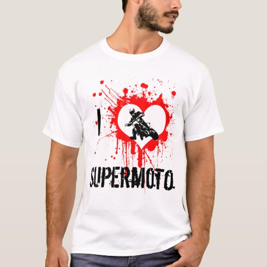 IハートSupermoto Tシャツ (正面)