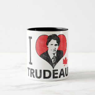 IハートTrudeau ツートーンマグカップ