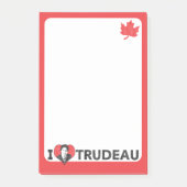IハートTrudeau ポストイット (正面)