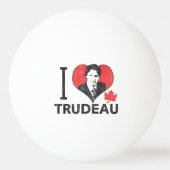 IハートTrudeau 卓球ボール (裏面)