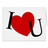 IハートUラブカード、エクストララージ (正面横)