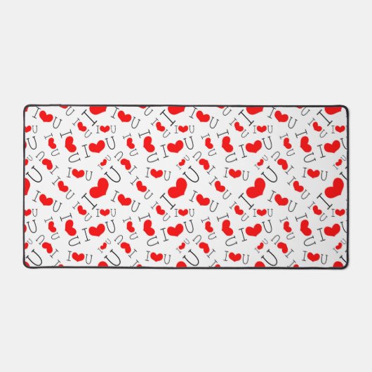 IハートU デスクマット (正面)