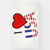 IハートUSAオーバーレイ(h) bnrcnt 横断幕 (縦)