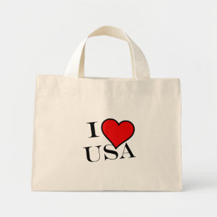 IハートUSA bk ttcnt ミニトートバッグ