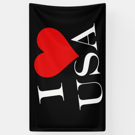 IハートUSA wt (h) bnrt 横断幕 (縦)