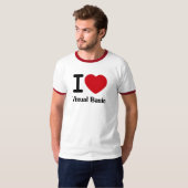 IハートVisual Basic Tシャツ (正面フル)