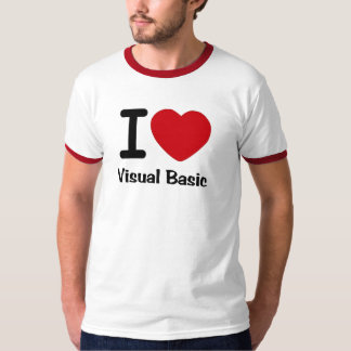 IハートVisual Basic Tシャツ