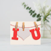 IハートYouプラトニックバレンタイン ポストカード (スタンド正面)