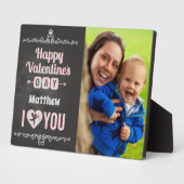 IハートYou Valentine Cupidの写真と名前 フォトプラーク (側面)