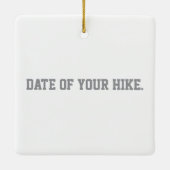 Iハーフド生き延びームハイキング セラミックオーナメント (裏面)