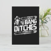 iバおもしろいンディッチクワッドATVライダーギフトアイディア 招待状 (スタンド正面)