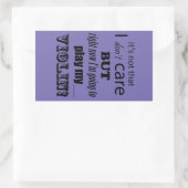 Iバイオ気にリン長方形シール 長方形シール (バッグ)