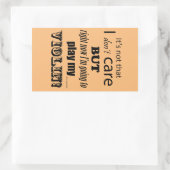 Iバイオ気にリン長方形シール 長方形シール (バッグ)