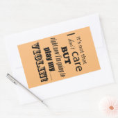 Iバイオ気にリン長方形シール 長方形シール (封筒)