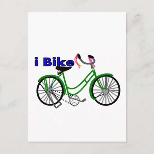 Iバイク（自転車）スケッチ1950バイク ポストカード (正面)