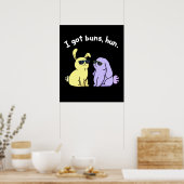 Iバンス得フンバおもしろいニーラビットプンダークBG ポスター (キッチン)