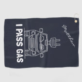 Iパスエコ電気自動車Gag ゴルフタオル (横)