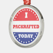 Iパックラフト今日 メタルオーナメント (左)