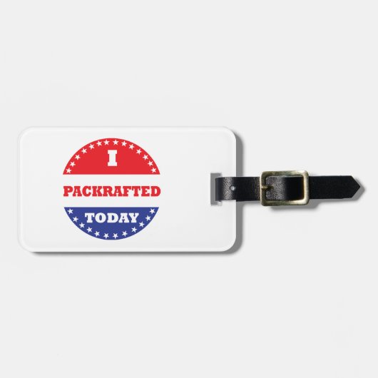 Iパックラフト今日 ラゲッジタグ (正面横)