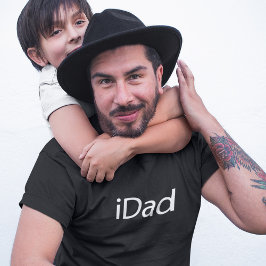 iパパ(iDad)ブラックTシャツ – 父の日贈り物 Tシャツ
