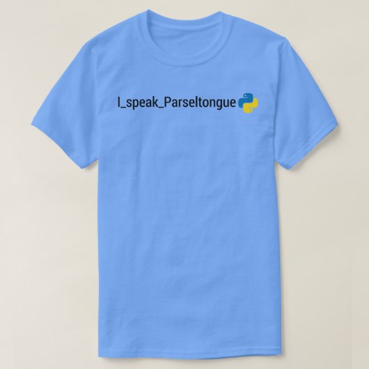 Iパーセルタ話ング Tシャツ (デザイン正面)