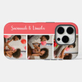 iパーソナライズされたPhone16 Proケースカスタム文字と写真 Case-Mate iPhoneケース (裏面 (横))