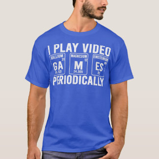 Iビデオゲ遊ームは定期的にChrisをゲーおもしろいムする Tシャツ