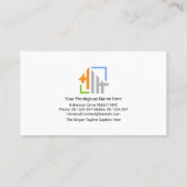 Iビルドれんが職宅手荷役請負業者 名刺 (裏面)