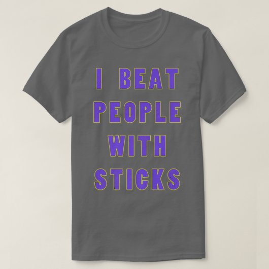 Iビート棒を持つ人スポーツ科学アスリートS Tシャツ (デザイン正面)