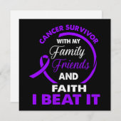 IビートIt膵臓がん生存者支援カード サンキューカード (正面/裏面)