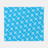 Iビーム フリースブランケット (正面(横))