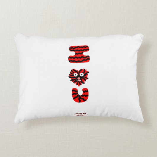 IファジーUアクセント枕 アクセントクッション (正面)