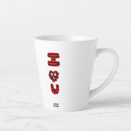 IファジーUスモールラテマグ カフェラテマグ