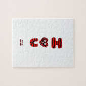 IファジーUパズル(20.32 cm x 25.4 cm) ジグソーパズル (横)