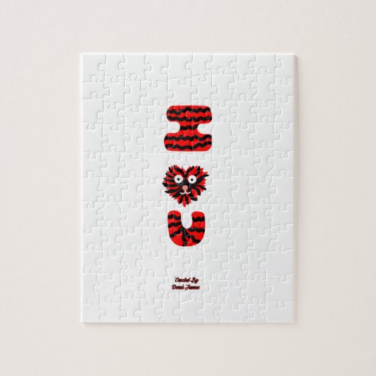 IファジーUパズル(20.32 cm x 25.4 cm) ジグソーパズル (縦)