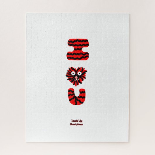 IファジーUパズル(40.64 cm x 50.8 cm) ジグソーパズル (縦)
