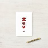 IファジーUポストイットノート(10.2 cm x 15.2 cm) ポストイット (デスク上)