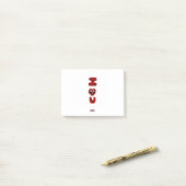 IファジーUポストイットノート(10.2 cm x 7.6 cm) ポストイット (デスク上)