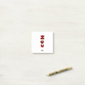 IファジーUポストイットノート(7.6 cm x 7.6 cm) ポストイット (デスク上)