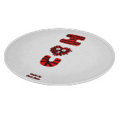 IファジーU円形ガラス切断板(30.4 cm) カッティングボード (角)