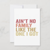 Iファミリーの懇親会みたいな家族得はいない サンキューカード (正面)