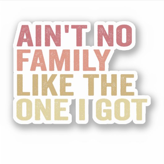 Iファミリーの懇親会みたいな家族得はいない シール (正面)