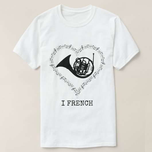 Iフランス語 Tシャツ (デザイン正面)