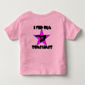 Iフリップ体操トドルプルフード付きスウェットシャツ トドラーTシャツ (裏面)