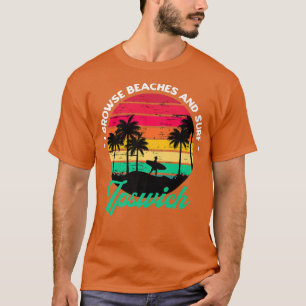 Iブラウズビーチ&サーフイプスイッチサーフィンマサチュー Tシャツ