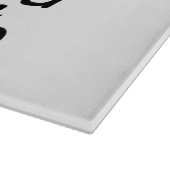 Iブラックハート（ラブ）ファラン カッティングボード (角)