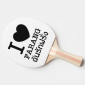 Iブラックハート(ラブ)ファラン 卓球ラケット (横)