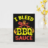 Iブリードバーベキューソース – おもしろい Bbq Master Grilling カード (黄色い花)