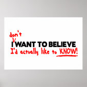 Iプリントとポスターを信じ使用しない ポスター (正面)