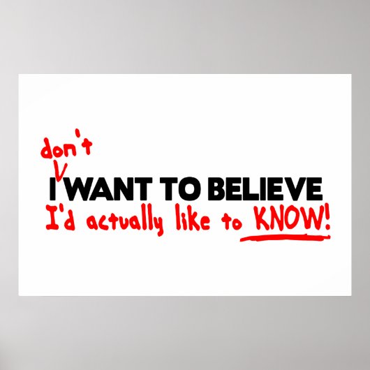 Iプリントとポスターを信じ使用しない ポスター (正面)